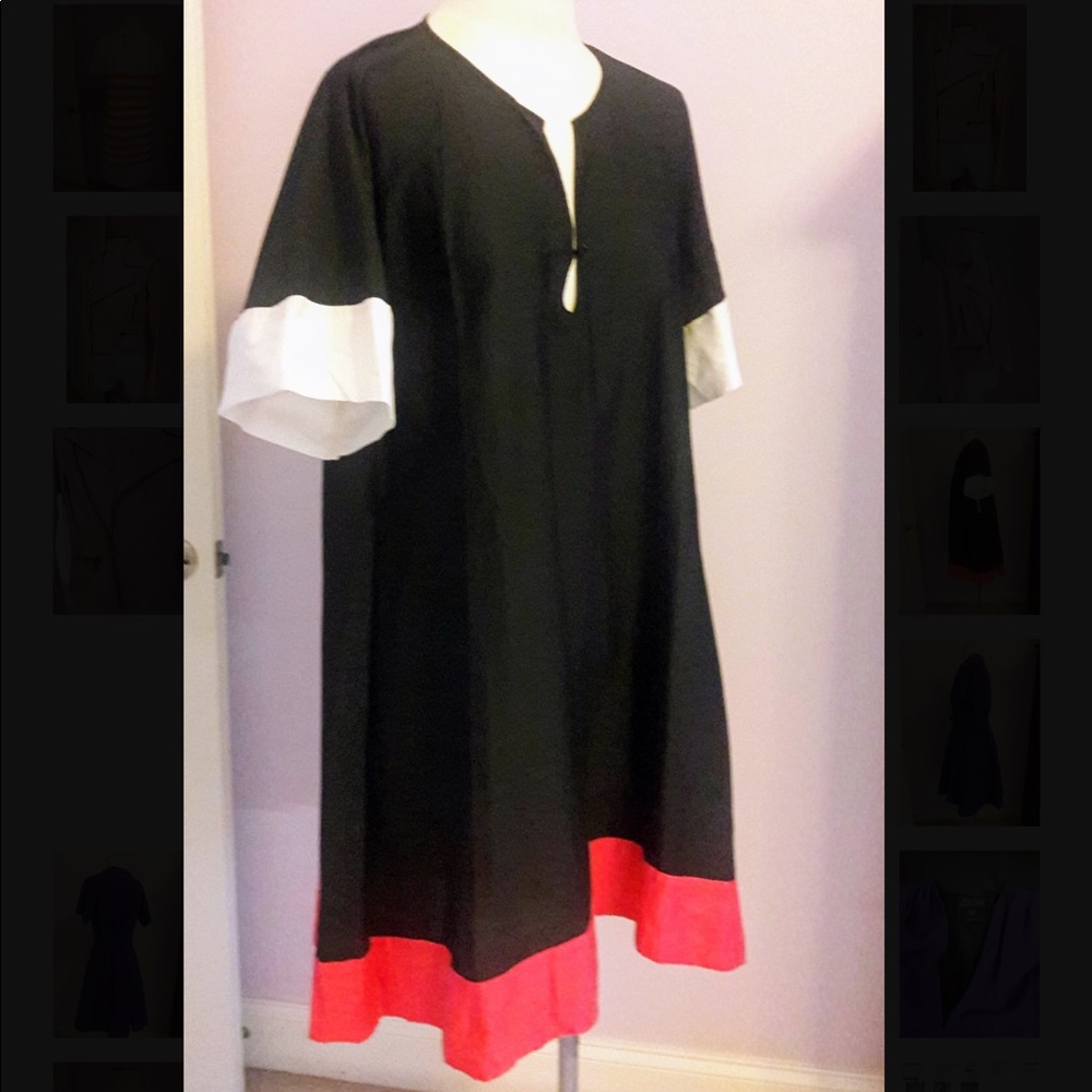 Kate Spade High and Low Color Block Dress